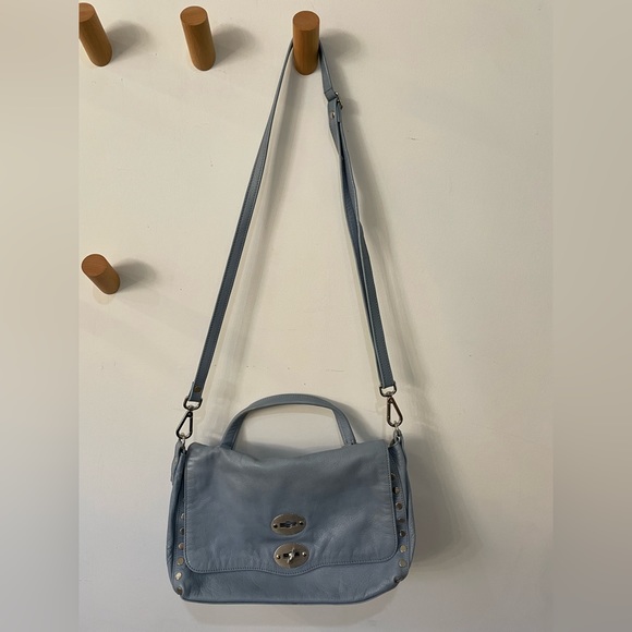 Zanellato Postina Daily Shoulder/Crossbody Bag (Light Blue) - Picture 2 of 10